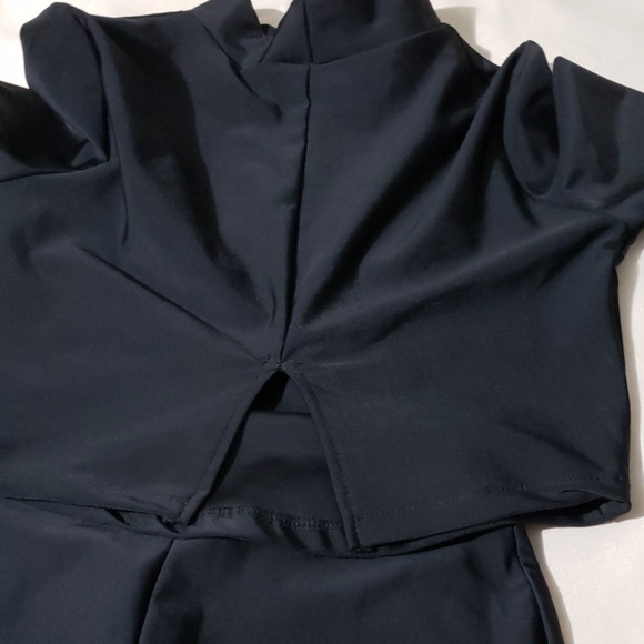 WANTMYLOOK two piece crop and skirts top open back - Picture 4 of 6